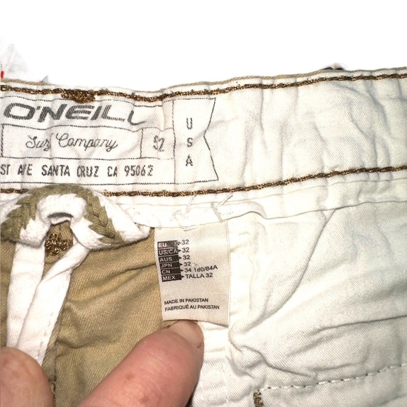 Men’s O’Neill size 32 cotton chino shorts. Great quality , surfer vibe. VGUC. - Picture 7 of 10